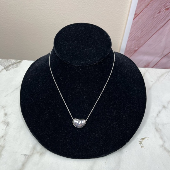 Sterling Silver Tiffany Bean Pendant - Picture 10 of 11